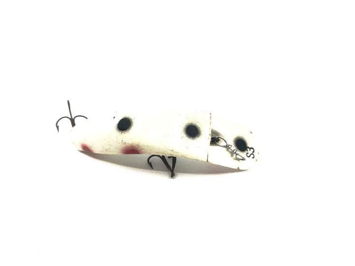Helin Flatfish S3 WH White with Red and Black Dots Color