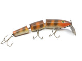 Big Fork Reef Digger Musky Lure Triple Jointed Orange Tiger Color