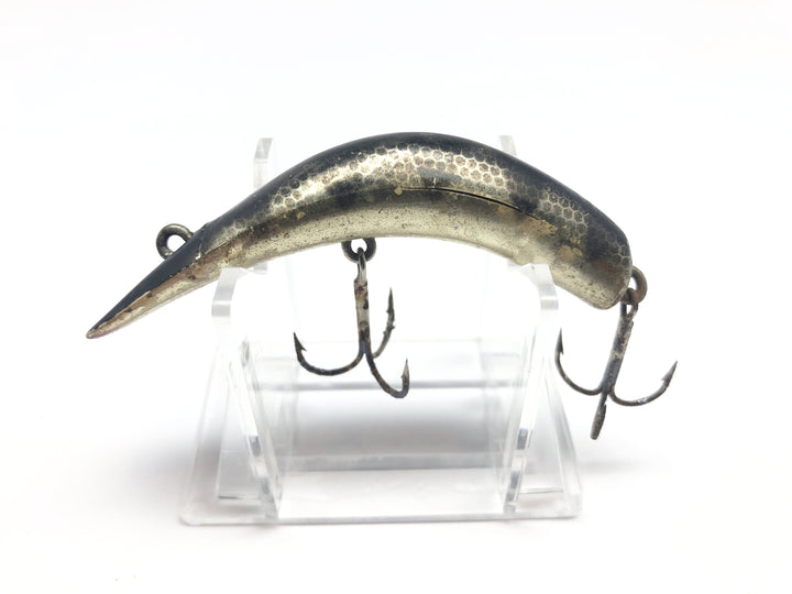 Lazy Ike 3 Metallic Black Rib and Scale Color Tougher Bait
