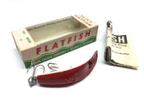 Helin Flatfish X5 WR White Red Color New in Box Vintage Lure