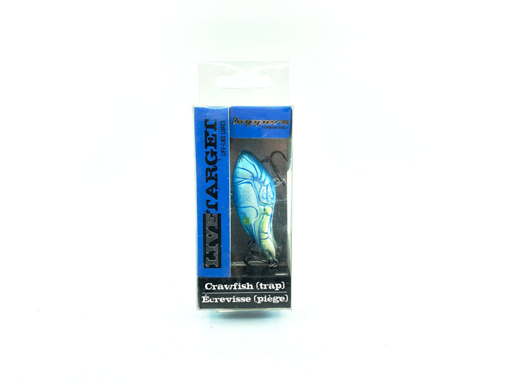 Koppers Live Target Crawfish Trap Pearl/Blue Crawfish Color New on Card