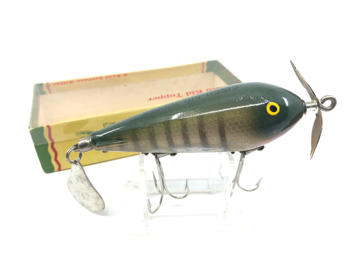 Cisco Kid Topper Flaptail Green Pike Color Musky Lure with Box Old Stock