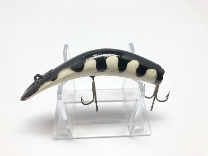 Kautzky Lazy Ike 3 Black Rib Color Wooden Vintage Lure