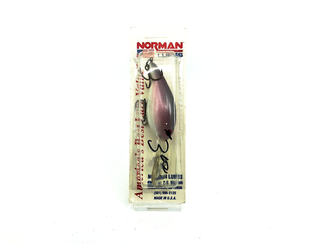 Bill Norman Deep Little N DLN Texas Shad Pearl/Grey/Pink Color on Card