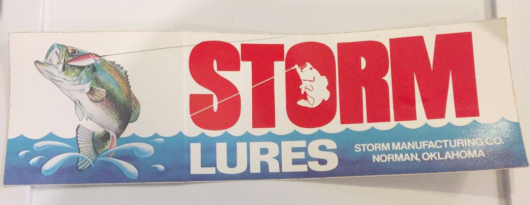 Storm Lures Sticker Norman, Oklahoma