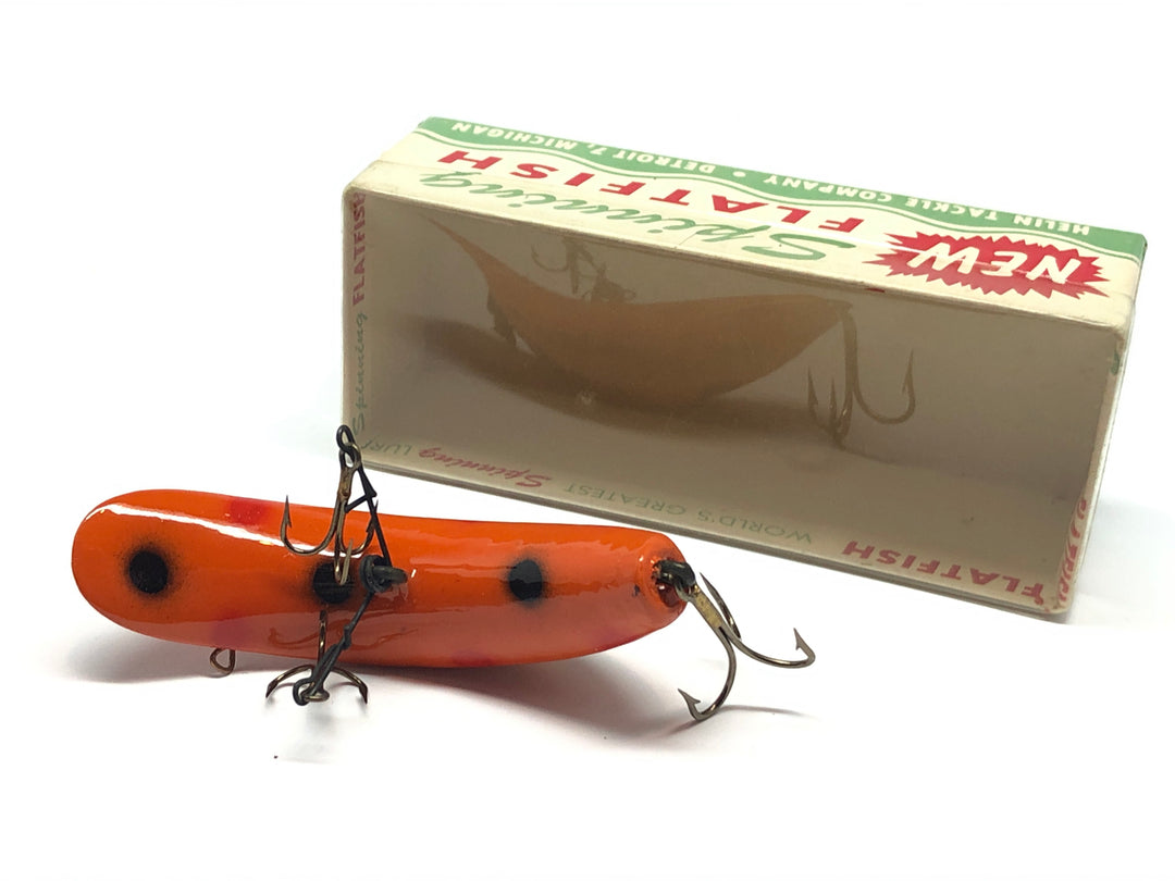 Helin Flatfish SPS OR Spinning Flatfish Orange color with Box