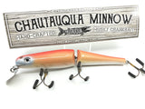 Jointed Chautauqua 8" Minnow Musky Lure Special Order Color "Goldfish V2"
