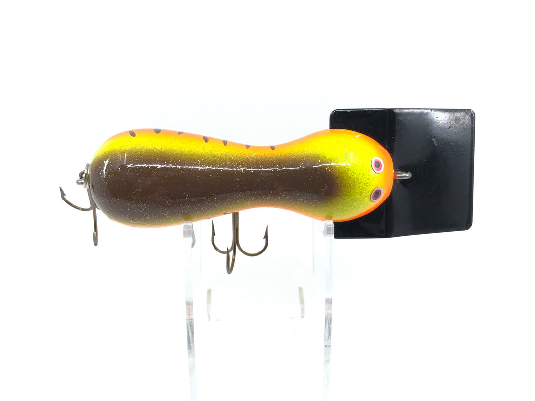 Len Hartman Musky Bug in Orange Tiger Brown Back Color