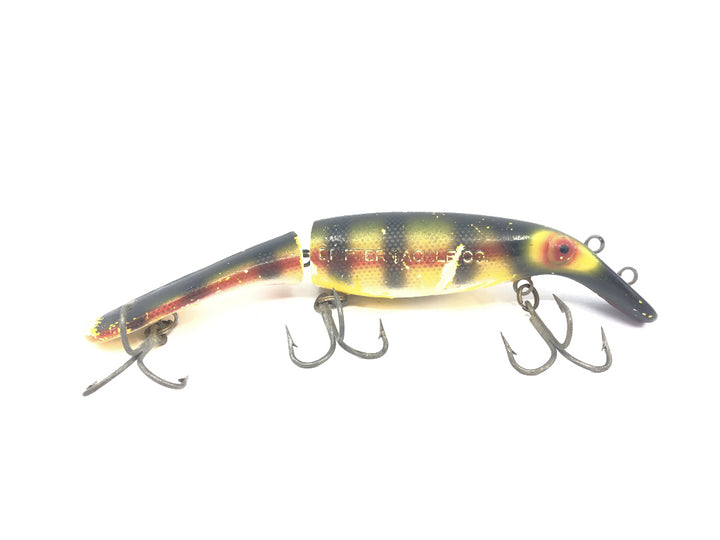 Drifter Tackle The Believer 8" Jointed Musky Lure Color Red Line Perch