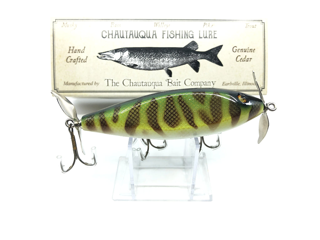 Chautauqua Custom Injured Minnow in Tiger Perch 2020 Color