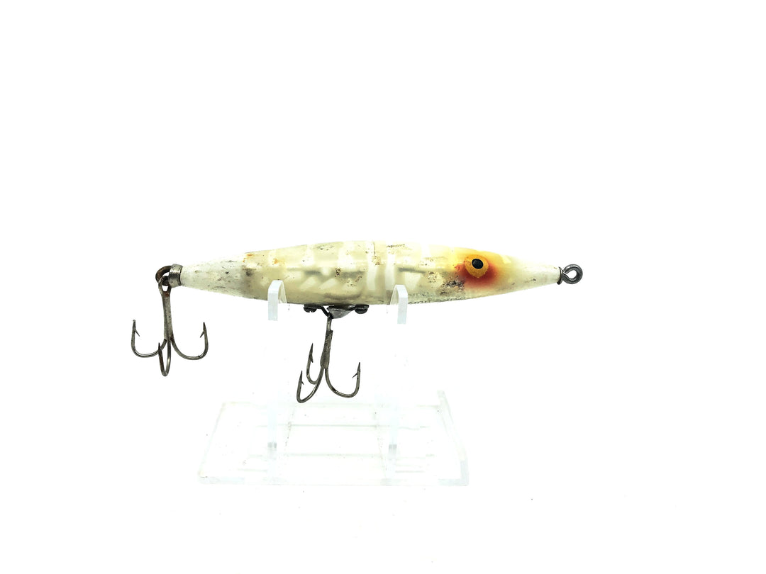 Heddon Dying Flutter White Color.