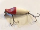 Heddon River Runt Spook Sinker Red Head White Body