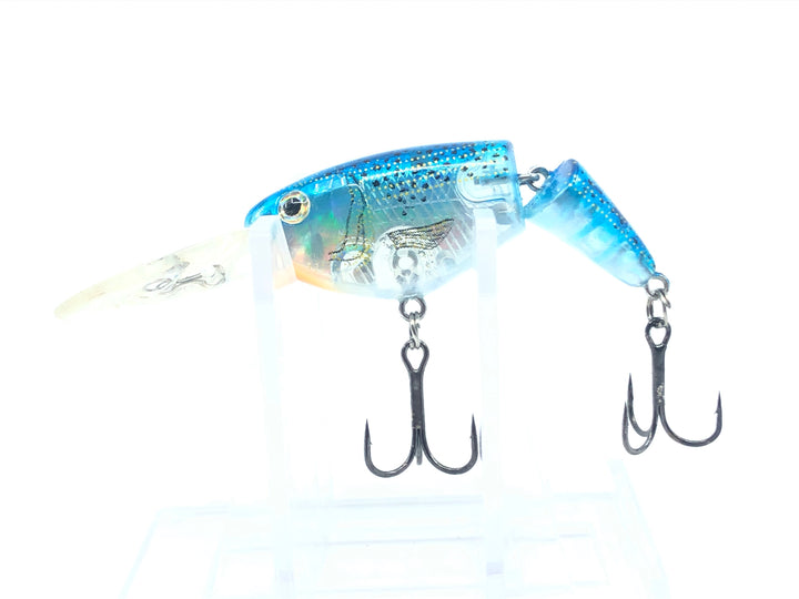 Jointed Shad Blue with Black Spots