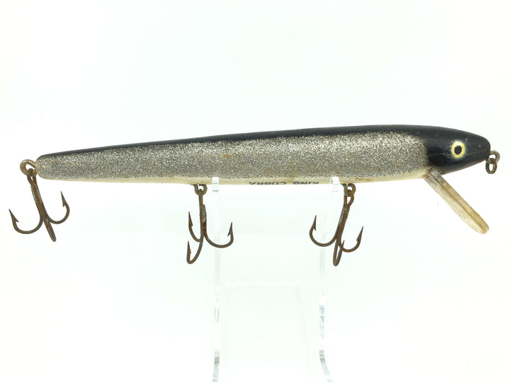 Heddon Wood King Cobra Black with Silver Flash Color