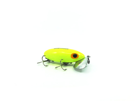 Arbogast Jitterbug Chartreuse #81 Color, Flat-Eyed Model