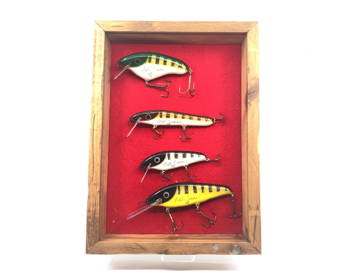 Crane Musky Lures Collector Set of Four Lures Number 1/25 in Case