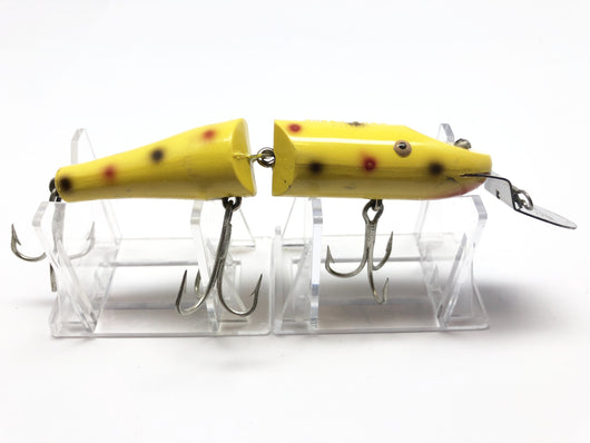 Creek Chub 2600 Jointed Pikie Lure Yellow Spotted Color 2614 