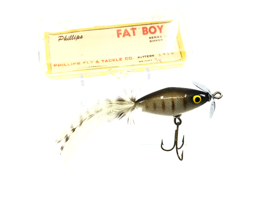 Phillips Fat Boy Lure Feathered Tail with Box