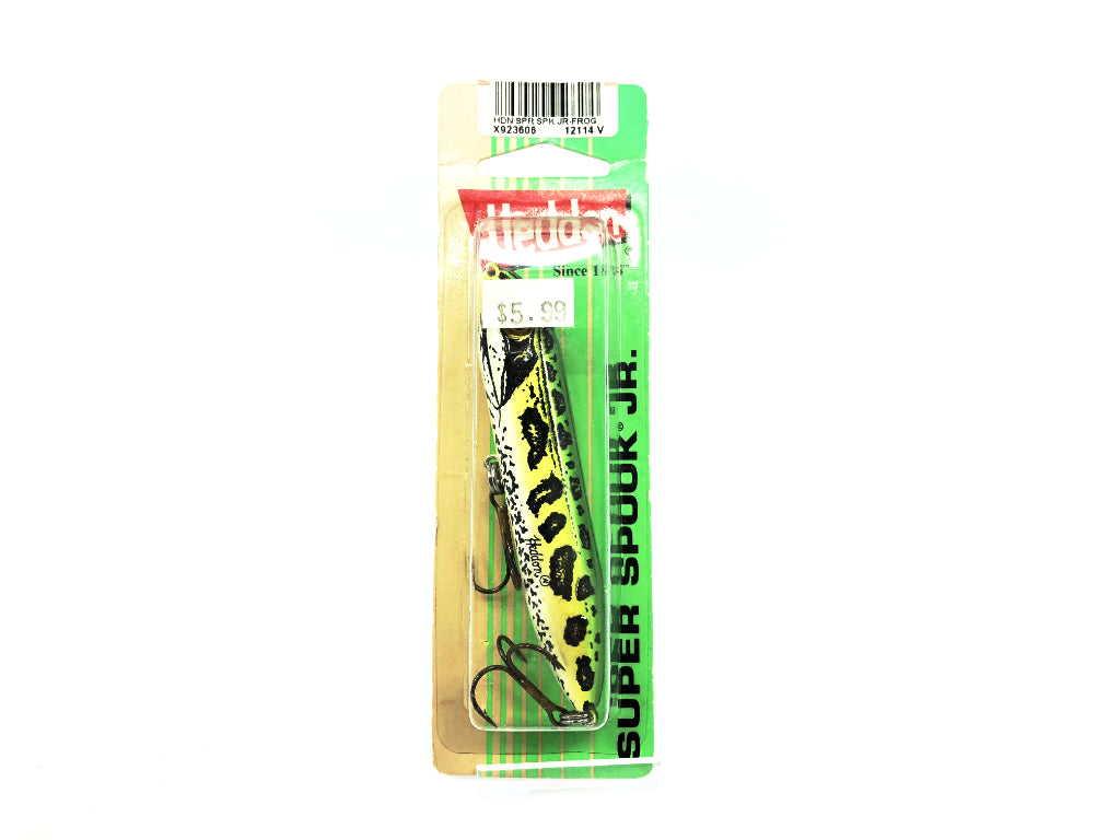 Heddon Super Spook JR Frog Color New on Card