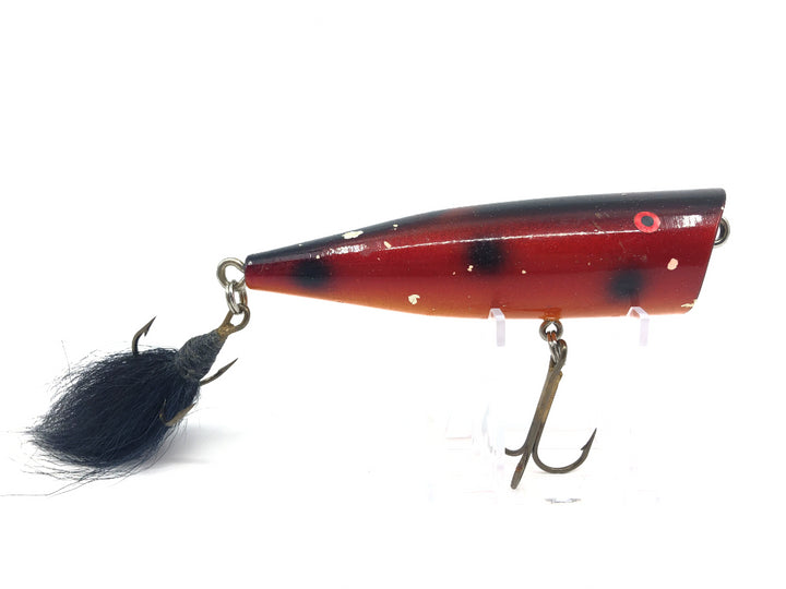 Musky Popper Red and Black Dots