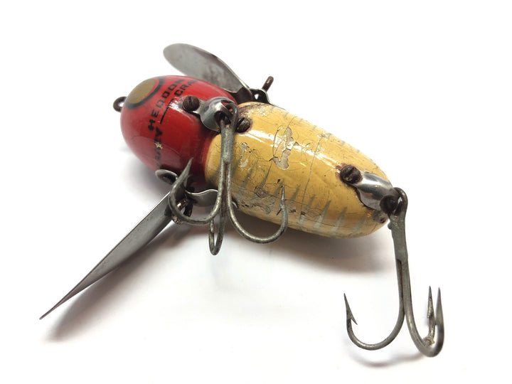 Heddon Crazy Crawler Red Head White Shore Color