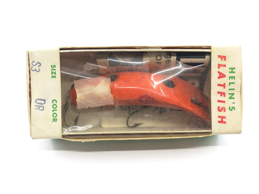 Helin Vintage Flatfish S3 OR Orange Color New in Box