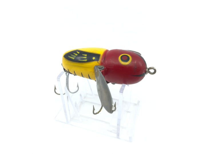 Heddon Crazy Crawler Red Head Yellow Body