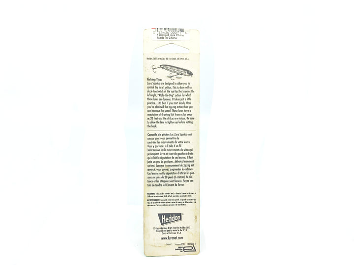 Heddon Original Zara Spook BB Baby Bass Color New on Card