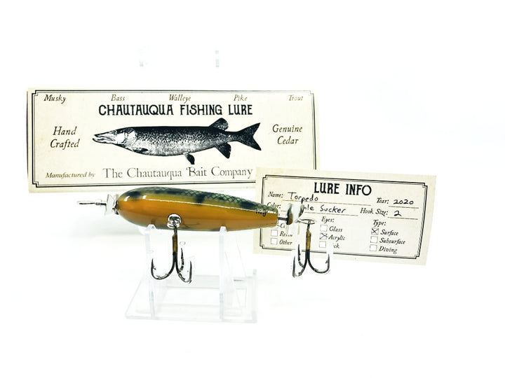 Chautauqua Special Order Wooden Torpedo in Purple Sucker Color 2020