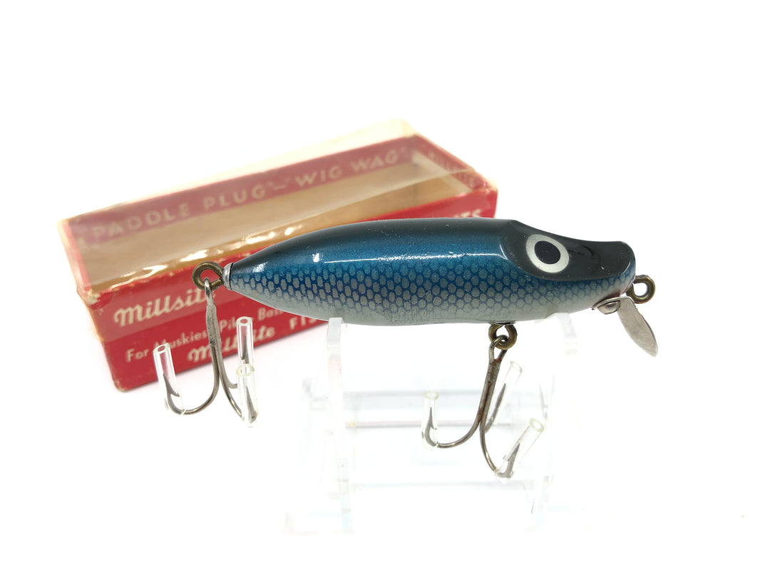 Millsite Wig Wag Sinker 205 Blue Shiner Scale with Box