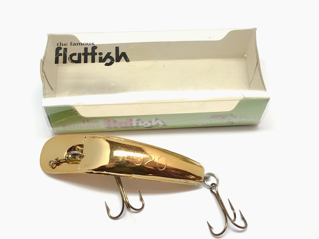 Helin Flatfish U20 GP Gold Plated Color with Box