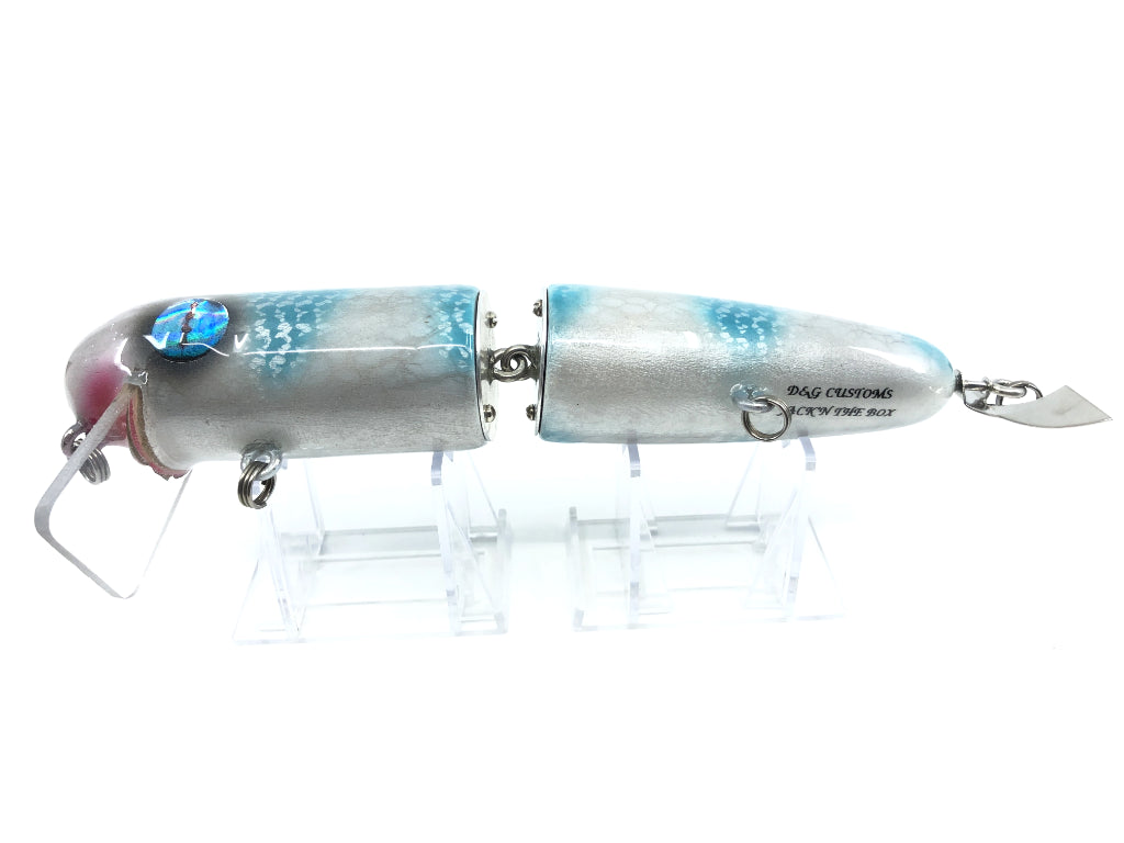 D&G Custom Jack 'n the Box Musky Lure Smurf Perch Color