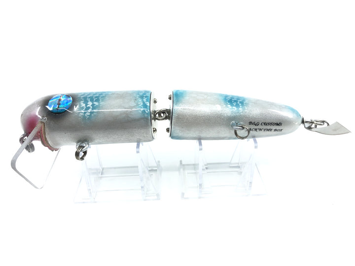 D&G Custom Jack 'n the Box Musky Lure Smurf Perch Color