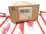 Eppinger Dardevle Dealer Box of 12 Pink Spinnie Lures New on Card