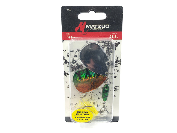 Matzuo Double Shockwave Spinner Bait New on Card FRT Firetiger Color