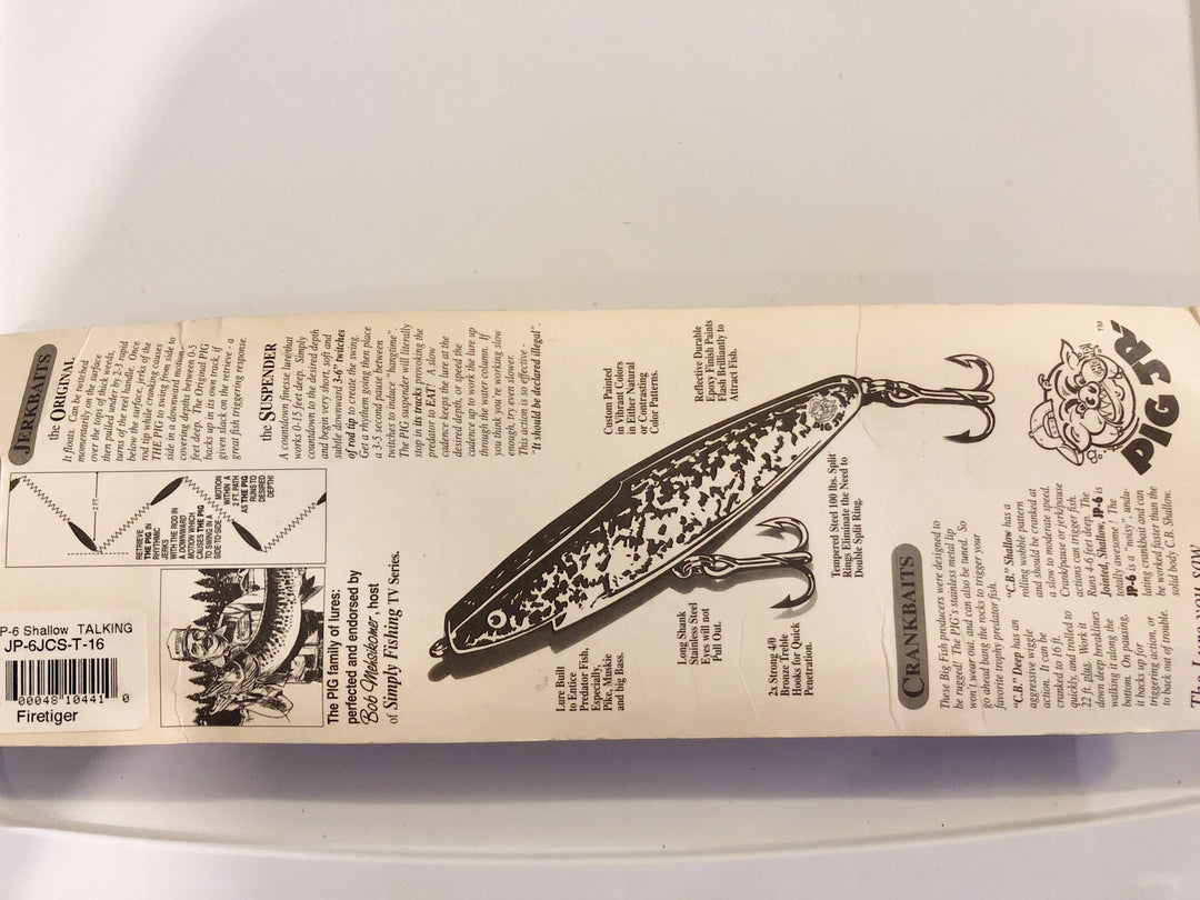 Odyssey Lures Pig Jr JP-6 Firetiger