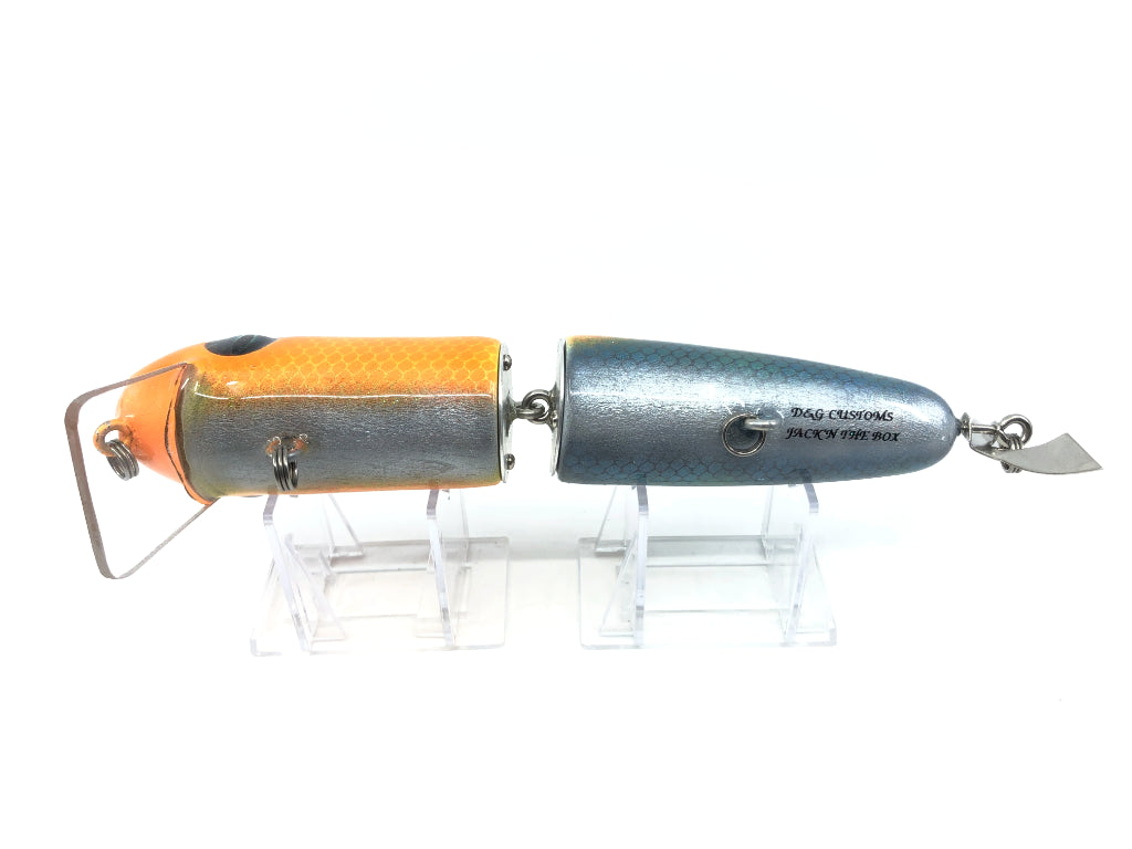 D&G Custom Jack 'n the Box Musky Lure Orange Dart Frog Color
