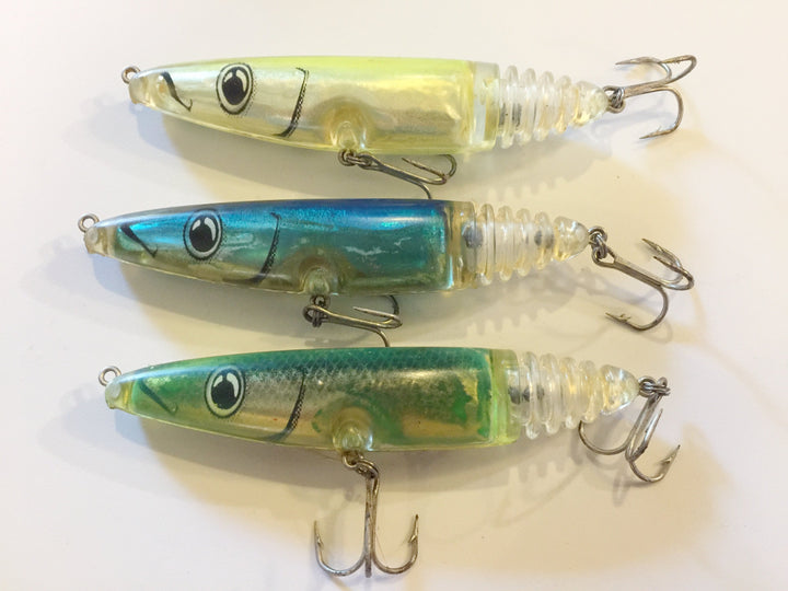 Squid Minnow Screw Mystery Lure Lot of 3