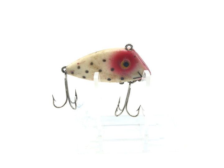 Bayou Boogie Lure White Black Dots Color