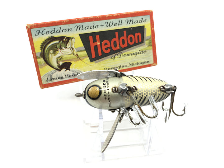 Heddon Crazy Crawler 2120 XRS Silver Shore Color with Box