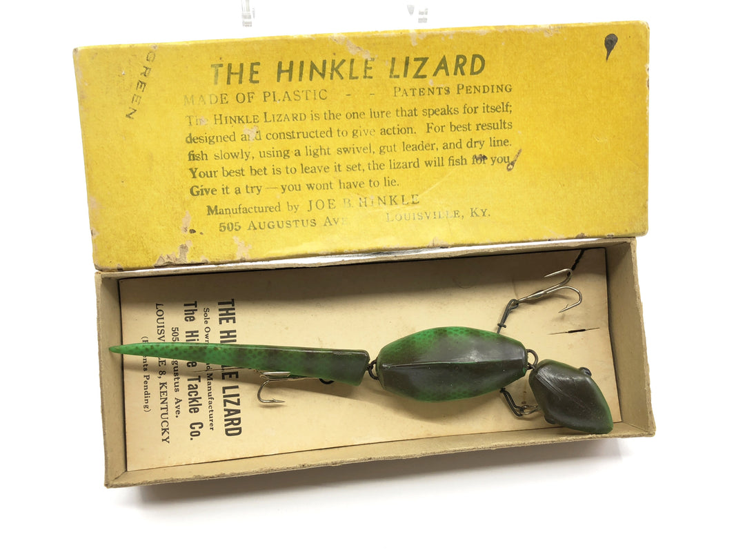 Hinkle Lizard Green Color with Correct Box