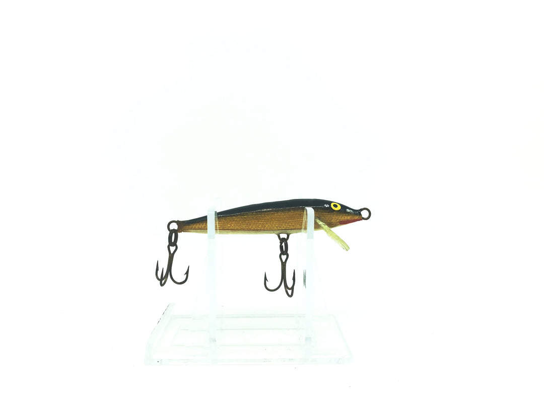 Rapala Floating Minnow F07G Gold/Black Back Color