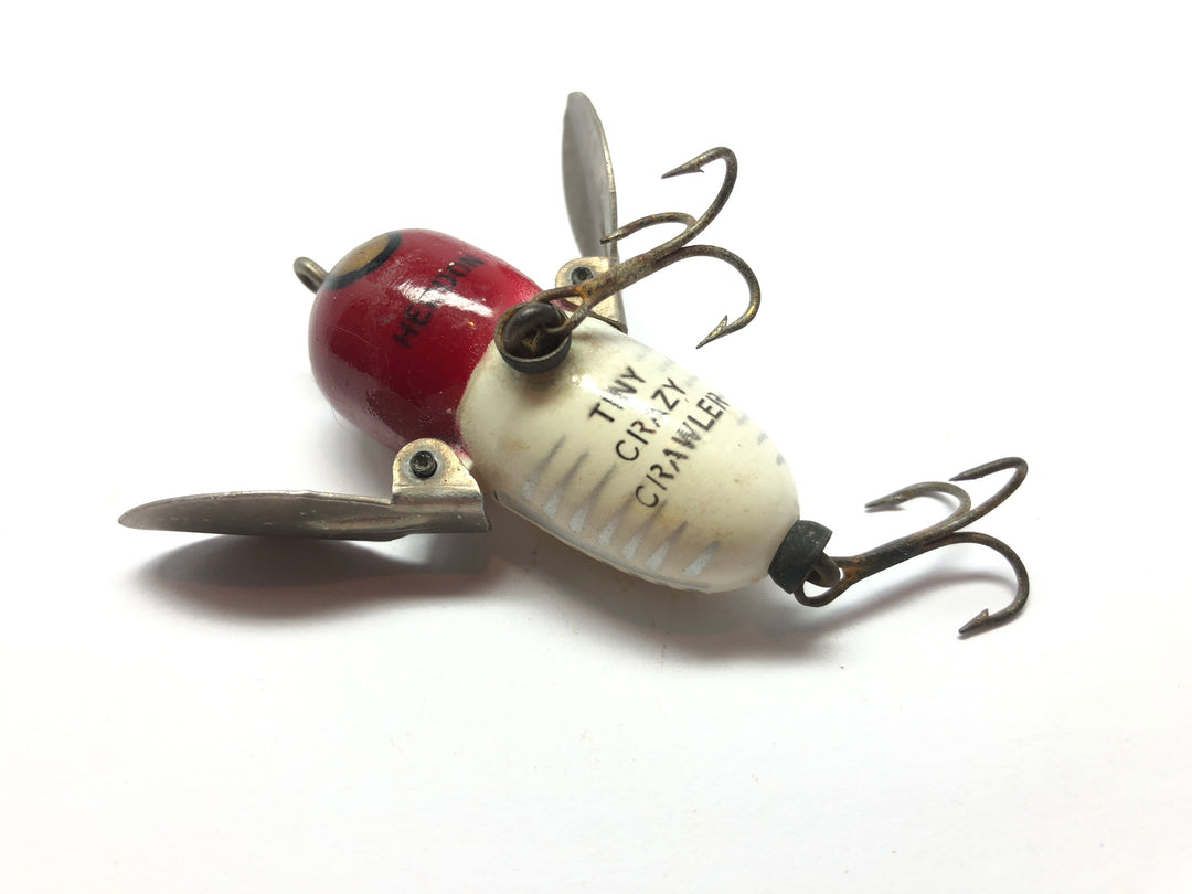Heddon Tiny Crazy Crawler Red Head White Shore Color