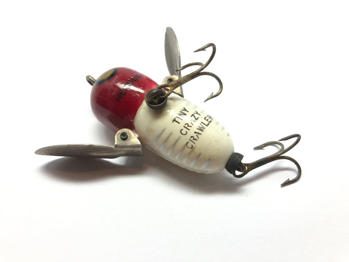 Heddon Tiny Crazy Crawler Red Head White Shore Color