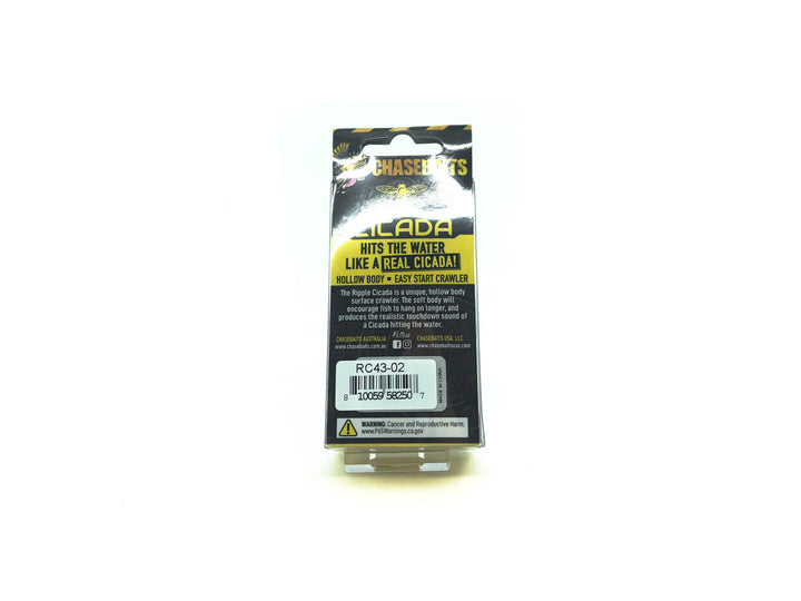 Chasebaits Ripple Cicada, Green Blue Pearl Color