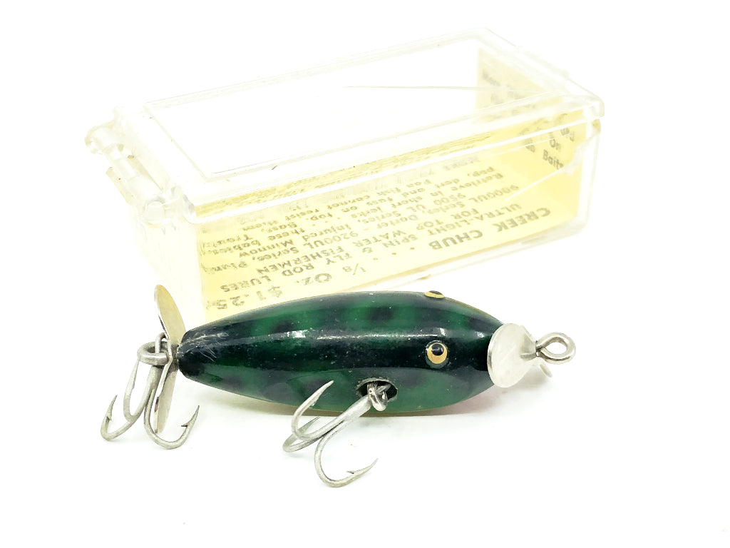 Creek Chub 9500 Ultra Light Injured Minnow 9519 UL Frog Color with Box