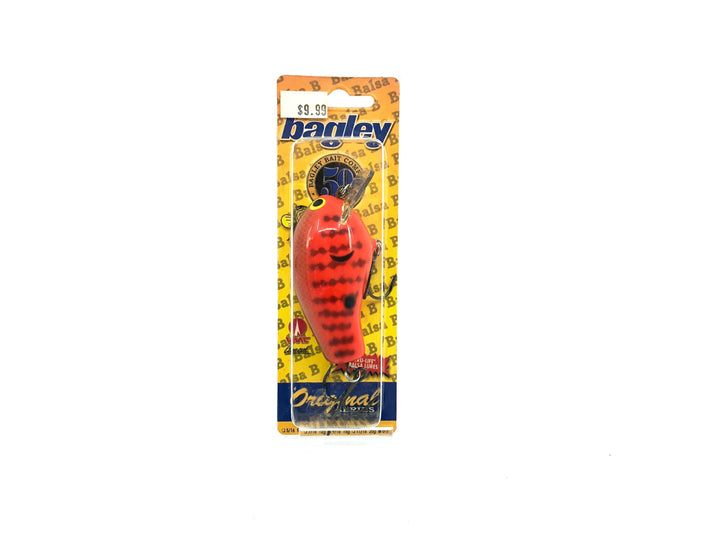 Bagley Balsa B2 BB2-DC2 Dark Crayfish on Orange Color, New on Card