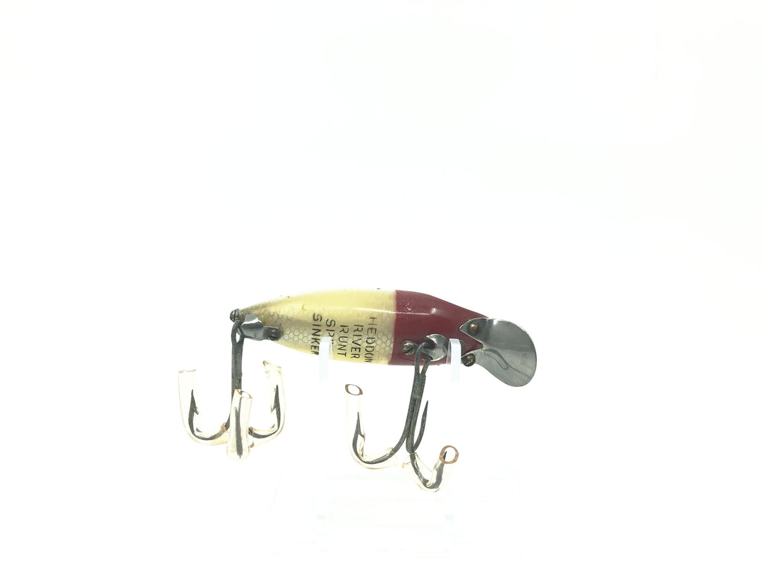 Heddon River Runt Spook Sinker 9110 RH Red Head White Body Color