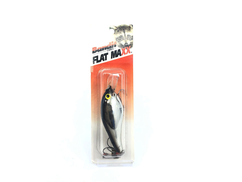 Bandit Flat Maxx Shallow Series FMS131 Chrome/Black Back Color New on Card