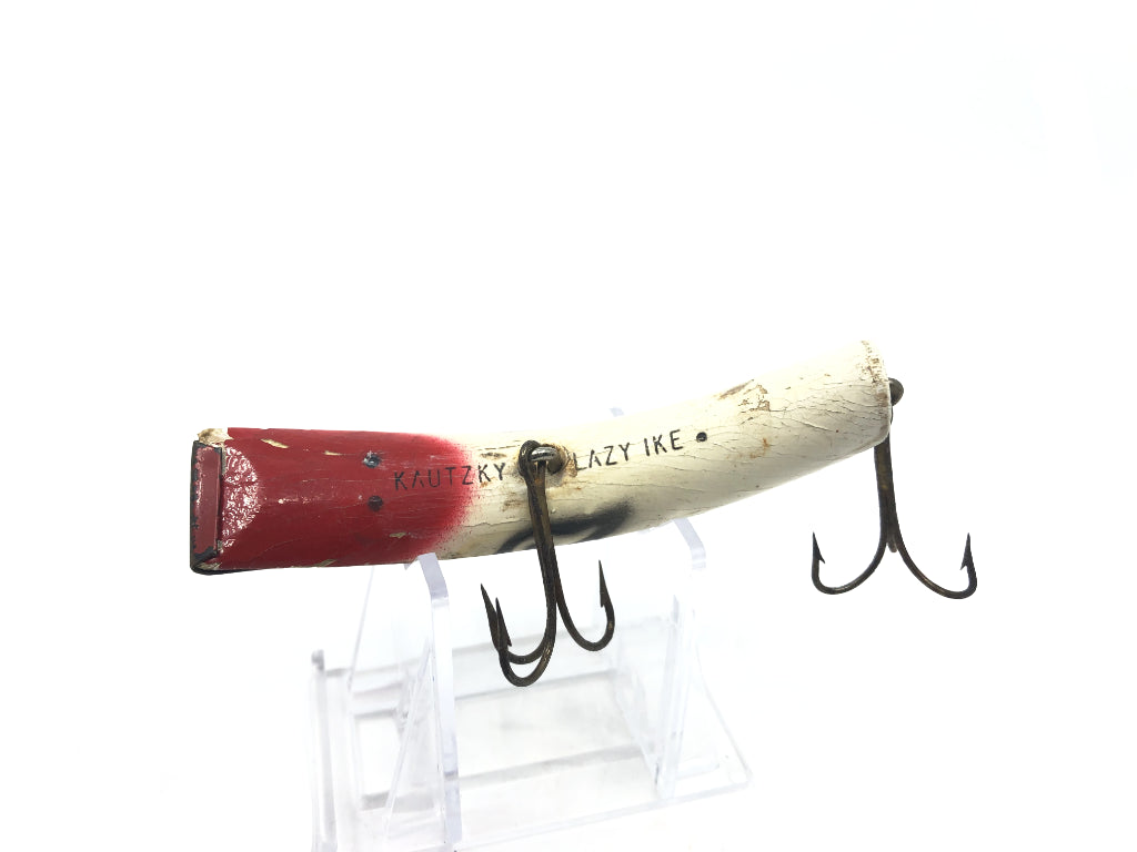 Kautzky Wooden Lazy Ike #4 Red and White